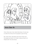 The Story of Zacchaeus: An Excerpt from Bible Stories to Share: Coloring Book (English)